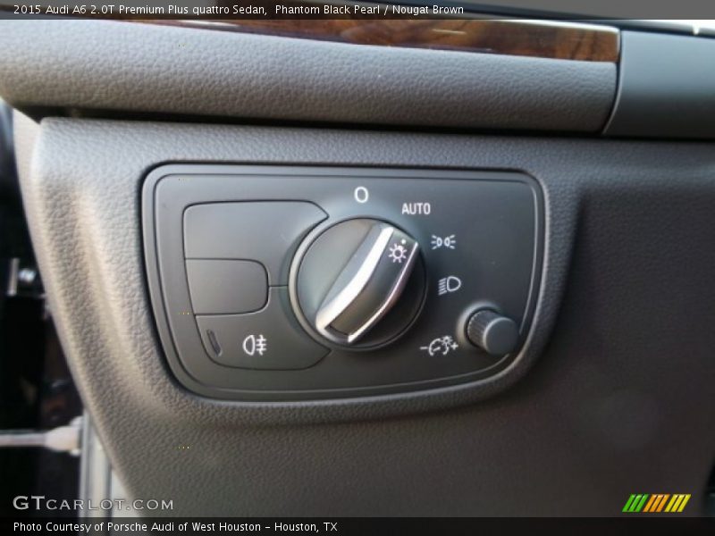 Phantom Black Pearl / Nougat Brown 2015 Audi A6 2.0T Premium Plus quattro Sedan