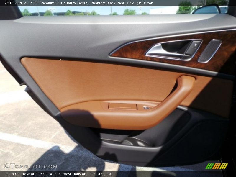 Phantom Black Pearl / Nougat Brown 2015 Audi A6 2.0T Premium Plus quattro Sedan