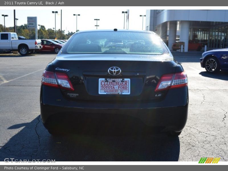 Black / Ash 2011 Toyota Camry LE