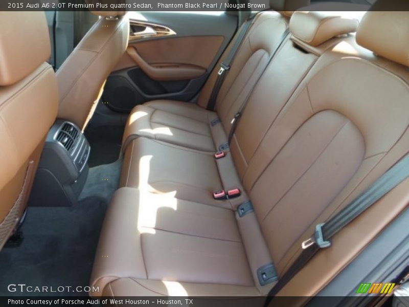 Phantom Black Pearl / Nougat Brown 2015 Audi A6 2.0T Premium Plus quattro Sedan