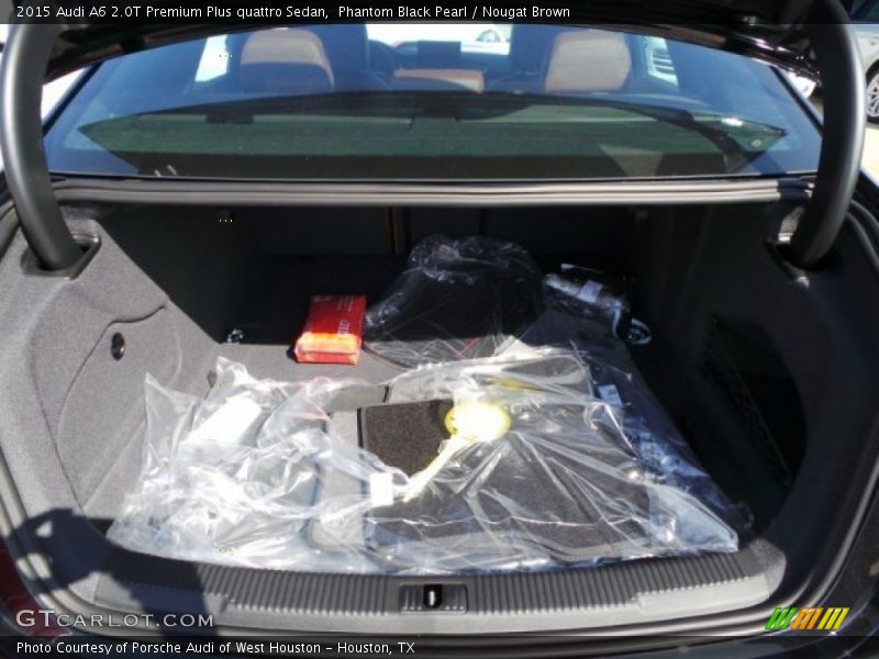 Phantom Black Pearl / Nougat Brown 2015 Audi A6 2.0T Premium Plus quattro Sedan