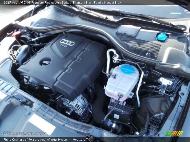 Phantom Black Pearl / Nougat Brown 2015 Audi A6 2.0T Premium Plus quattro Sedan