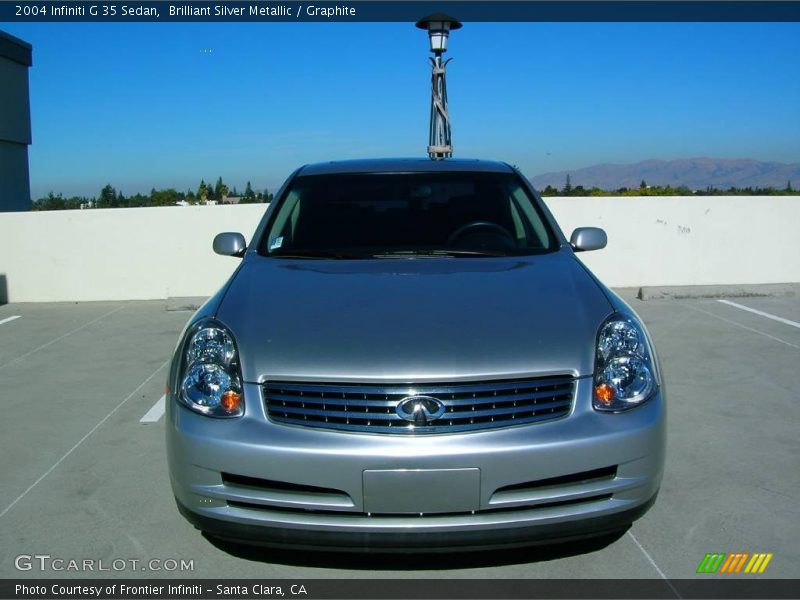 Brilliant Silver Metallic / Graphite 2004 Infiniti G 35 Sedan