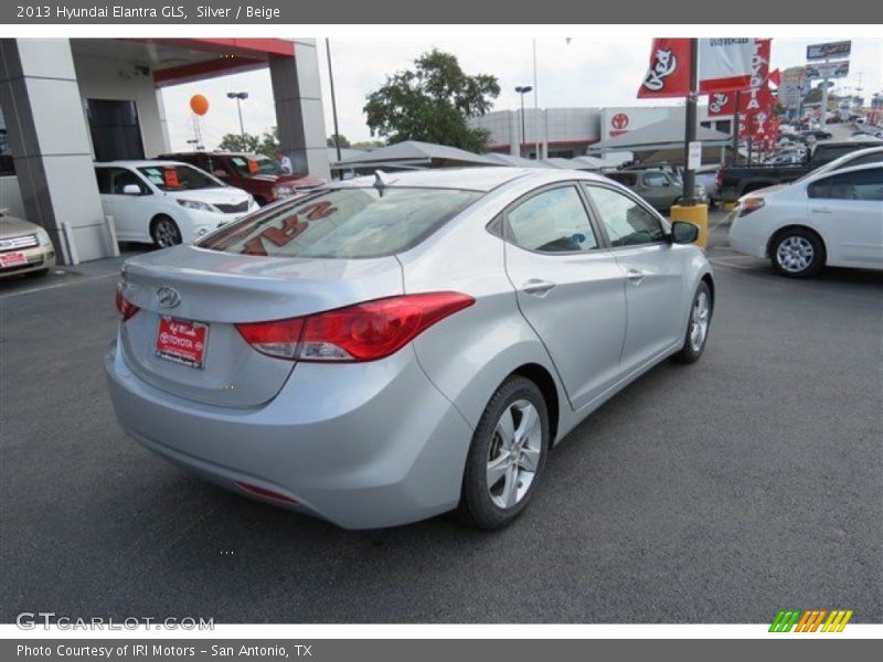 Silver / Beige 2013 Hyundai Elantra GLS