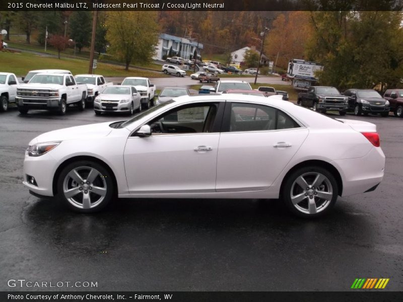 Iridescent Pearl Tricoat / Cocoa/Light Neutral 2015 Chevrolet Malibu LTZ