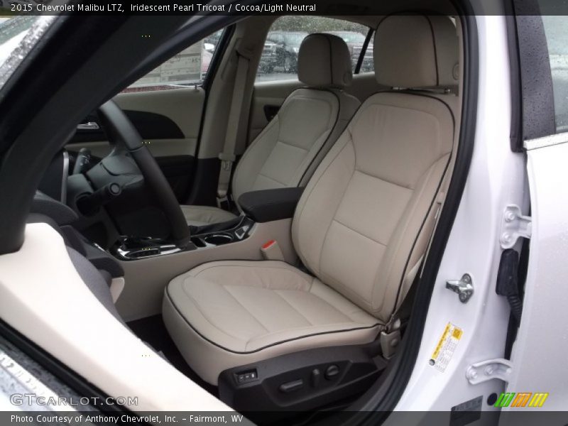 Iridescent Pearl Tricoat / Cocoa/Light Neutral 2015 Chevrolet Malibu LTZ