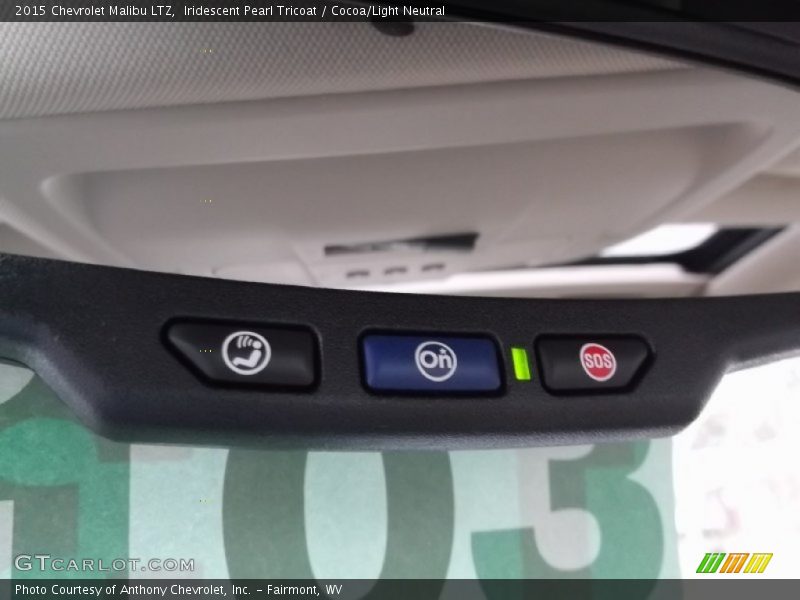 Iridescent Pearl Tricoat / Cocoa/Light Neutral 2015 Chevrolet Malibu LTZ