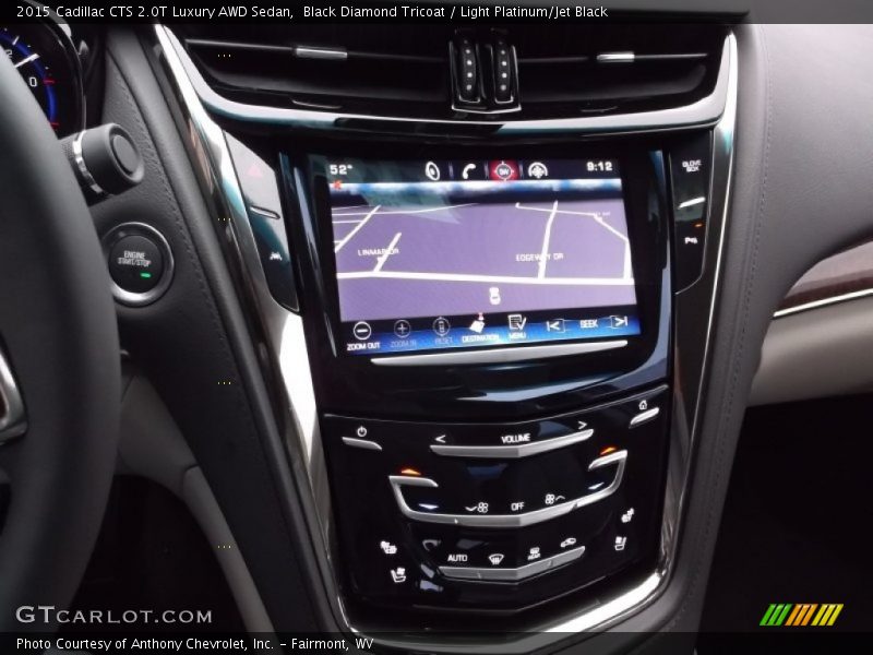 Black Diamond Tricoat / Light Platinum/Jet Black 2015 Cadillac CTS 2.0T Luxury AWD Sedan