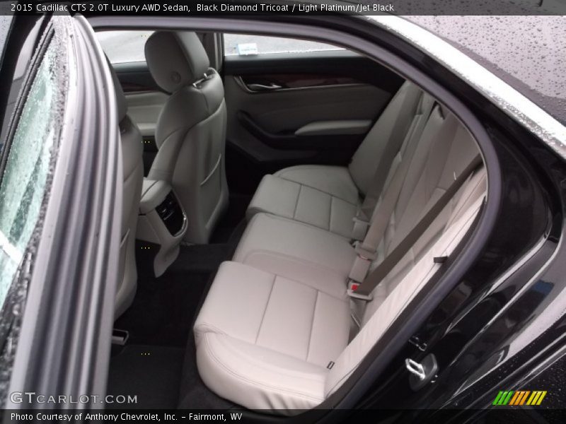 Rear Seat of 2015 CTS 2.0T Luxury AWD Sedan