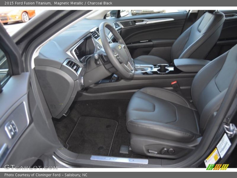 Front Seat of 2015 Fusion Titanium