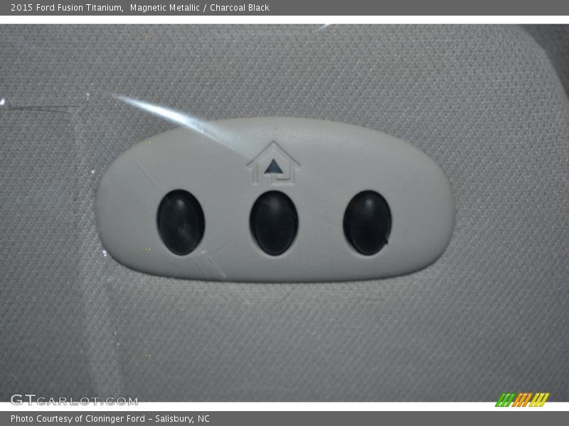 Magnetic Metallic / Charcoal Black 2015 Ford Fusion Titanium
