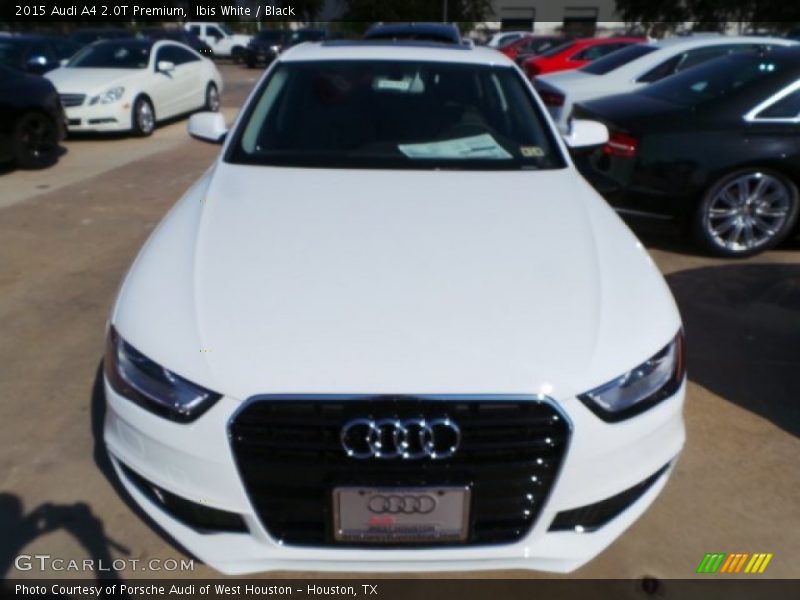 Ibis White / Black 2015 Audi A4 2.0T Premium