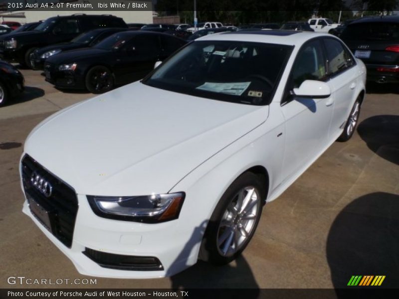 Ibis White / Black 2015 Audi A4 2.0T Premium