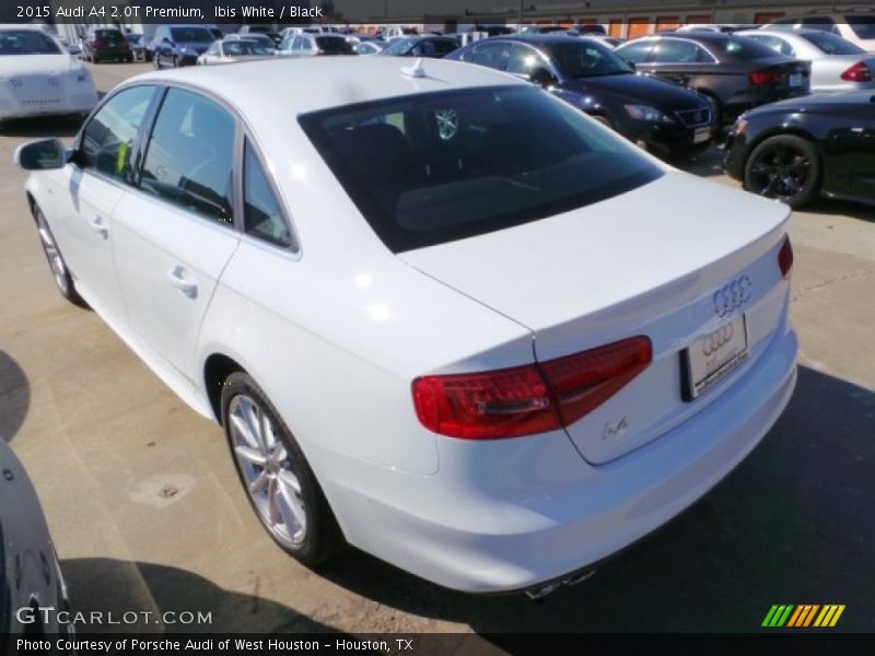 Ibis White / Black 2015 Audi A4 2.0T Premium