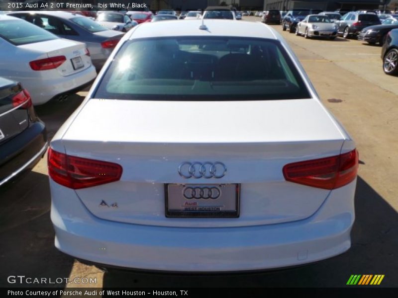 Ibis White / Black 2015 Audi A4 2.0T Premium