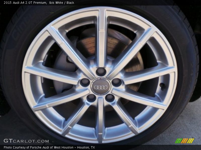 Ibis White / Black 2015 Audi A4 2.0T Premium