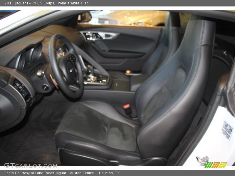 Polaris White / Jet 2015 Jaguar F-TYPE S Coupe