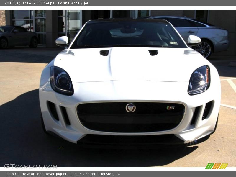Polaris White / Jet 2015 Jaguar F-TYPE S Coupe