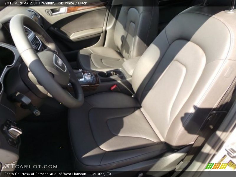 Ibis White / Black 2015 Audi A4 2.0T Premium