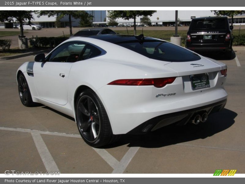 Polaris White / Jet 2015 Jaguar F-TYPE S Coupe