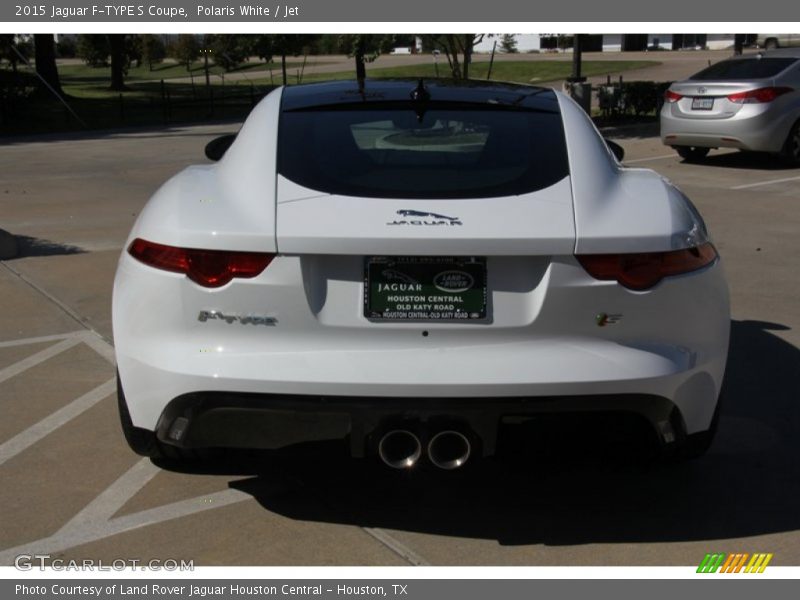 Polaris White / Jet 2015 Jaguar F-TYPE S Coupe