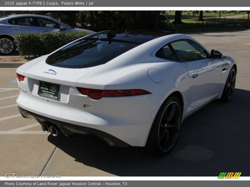 Polaris White / Jet 2015 Jaguar F-TYPE S Coupe