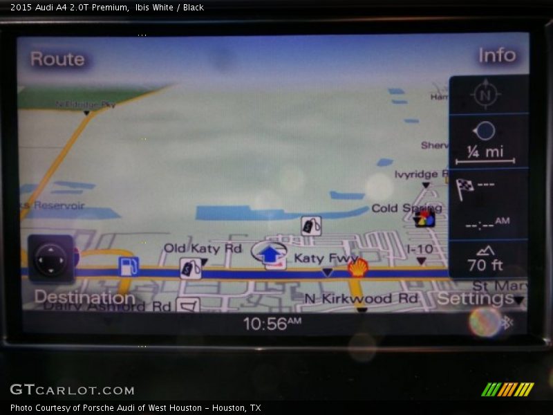 Ibis White / Black 2015 Audi A4 2.0T Premium