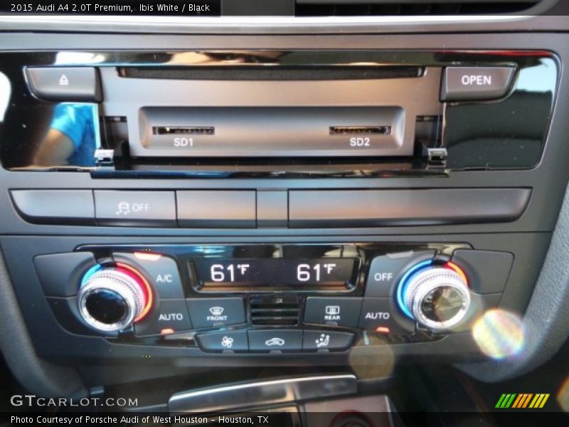 Ibis White / Black 2015 Audi A4 2.0T Premium