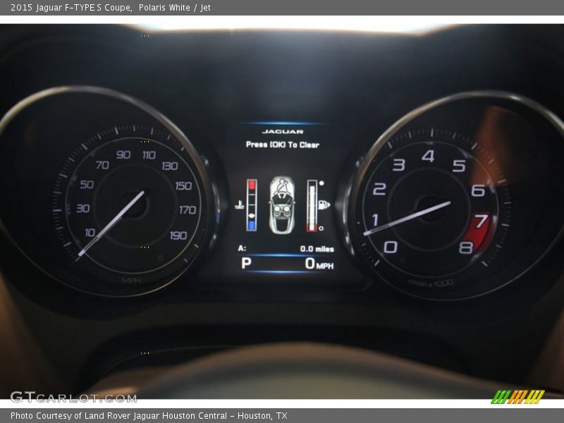  2015 F-TYPE S Coupe S Coupe Gauges