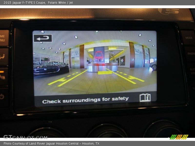 Polaris White / Jet 2015 Jaguar F-TYPE S Coupe