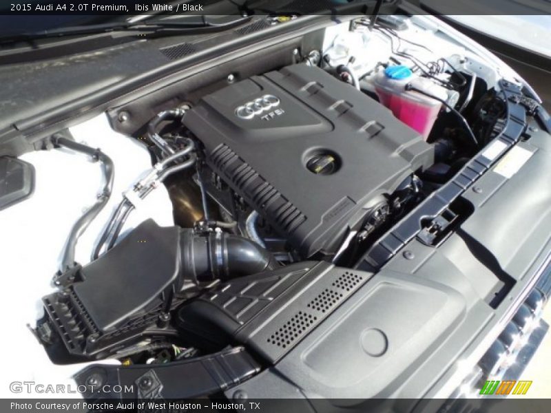 Ibis White / Black 2015 Audi A4 2.0T Premium