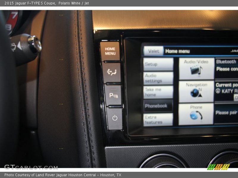Polaris White / Jet 2015 Jaguar F-TYPE S Coupe