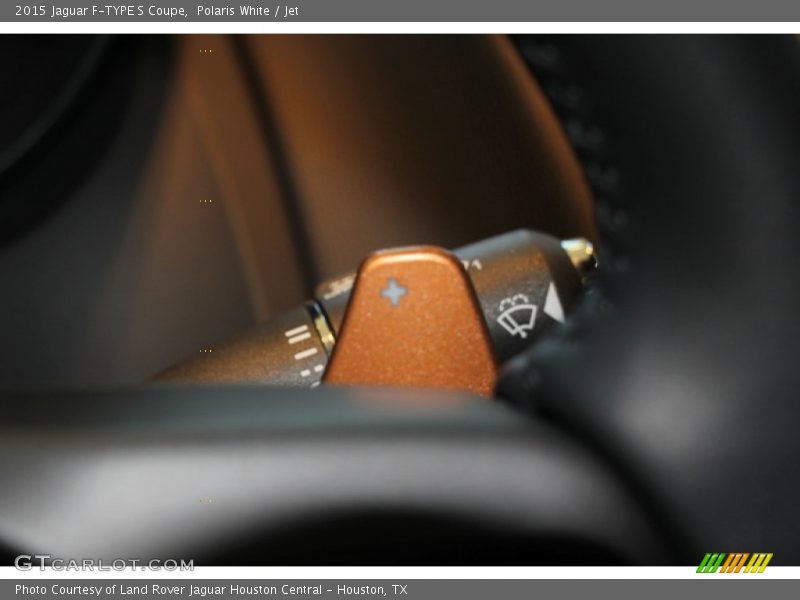 Polaris White / Jet 2015 Jaguar F-TYPE S Coupe