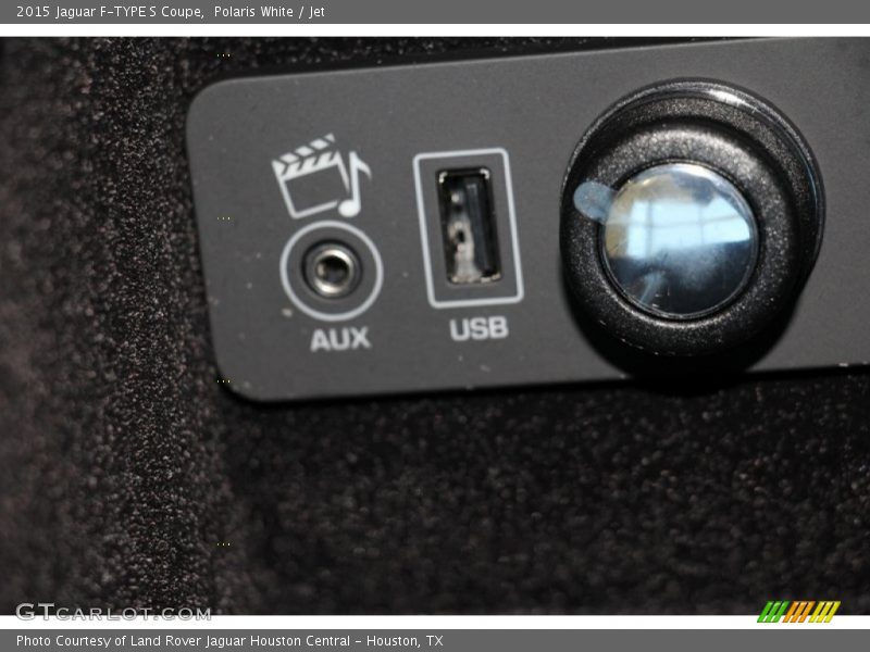 Polaris White / Jet 2015 Jaguar F-TYPE S Coupe