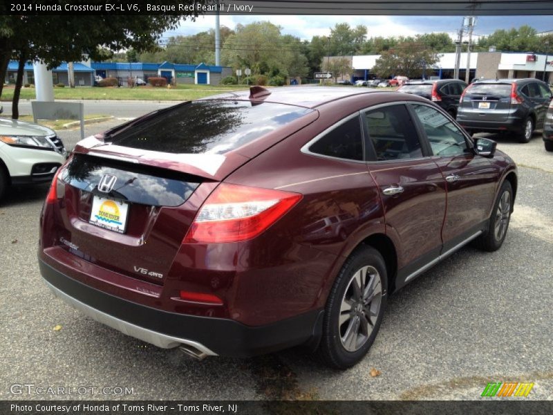 Basque Red Pearl II / Ivory 2014 Honda Crosstour EX-L V6