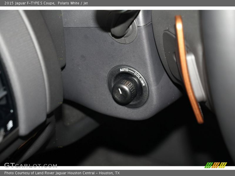 Polaris White / Jet 2015 Jaguar F-TYPE S Coupe