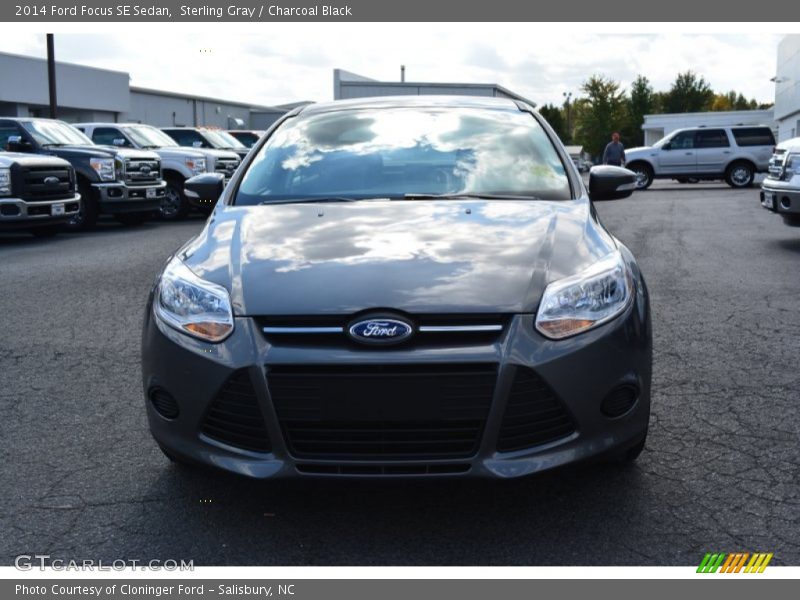 Sterling Gray / Charcoal Black 2014 Ford Focus SE Sedan