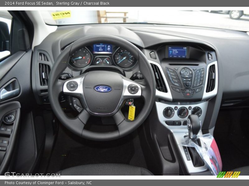 Sterling Gray / Charcoal Black 2014 Ford Focus SE Sedan
