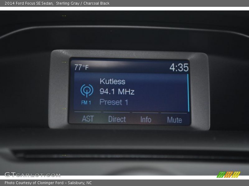 Sterling Gray / Charcoal Black 2014 Ford Focus SE Sedan