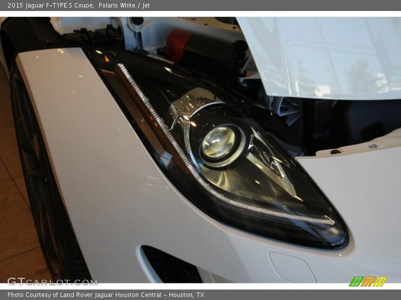 Polaris White / Jet 2015 Jaguar F-TYPE S Coupe