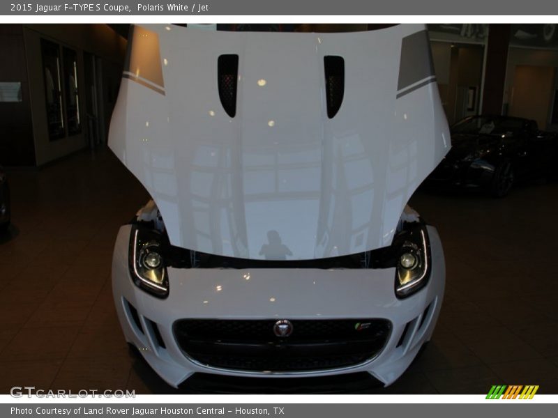 Polaris White / Jet 2015 Jaguar F-TYPE S Coupe