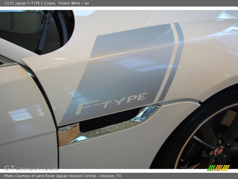 Polaris White / Jet 2015 Jaguar F-TYPE S Coupe