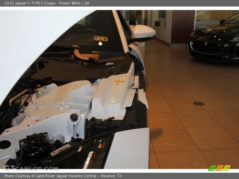Polaris White / Jet 2015 Jaguar F-TYPE S Coupe