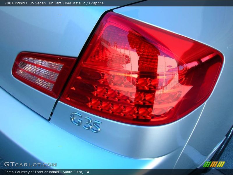 Brilliant Silver Metallic / Graphite 2004 Infiniti G 35 Sedan