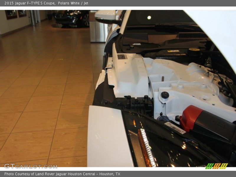 Polaris White / Jet 2015 Jaguar F-TYPE S Coupe