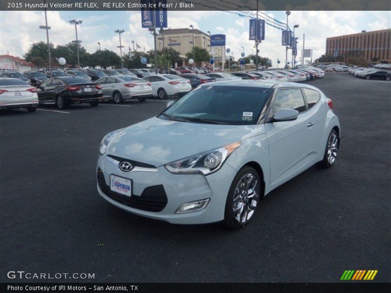 RE FLEX Edition Ice Pearl / Black 2015 Hyundai Veloster RE FLEX