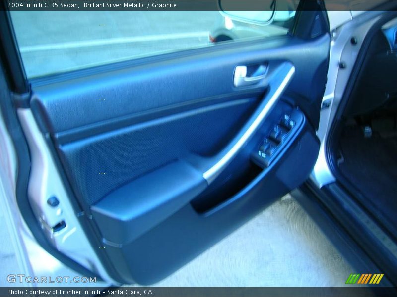 Brilliant Silver Metallic / Graphite 2004 Infiniti G 35 Sedan
