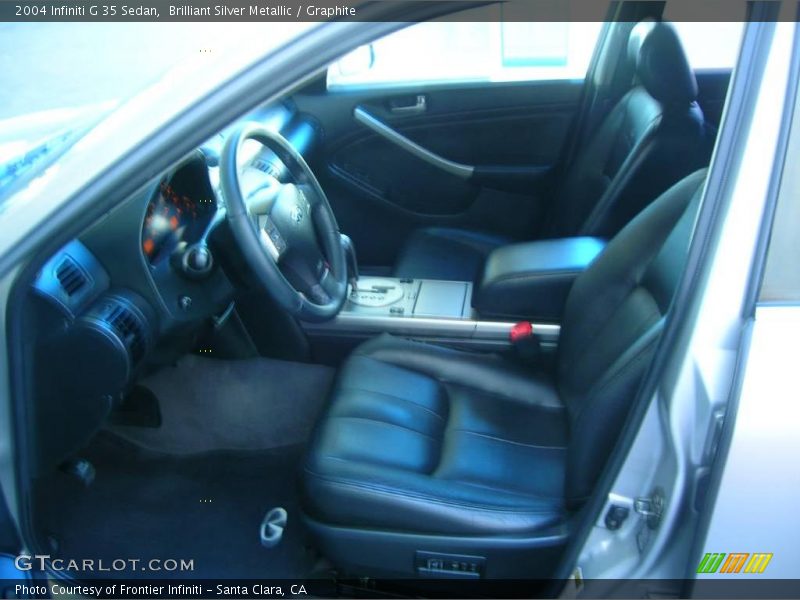 Brilliant Silver Metallic / Graphite 2004 Infiniti G 35 Sedan