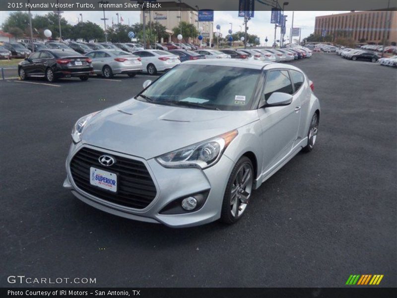 Ironman Silver / Black 2015 Hyundai Veloster Turbo