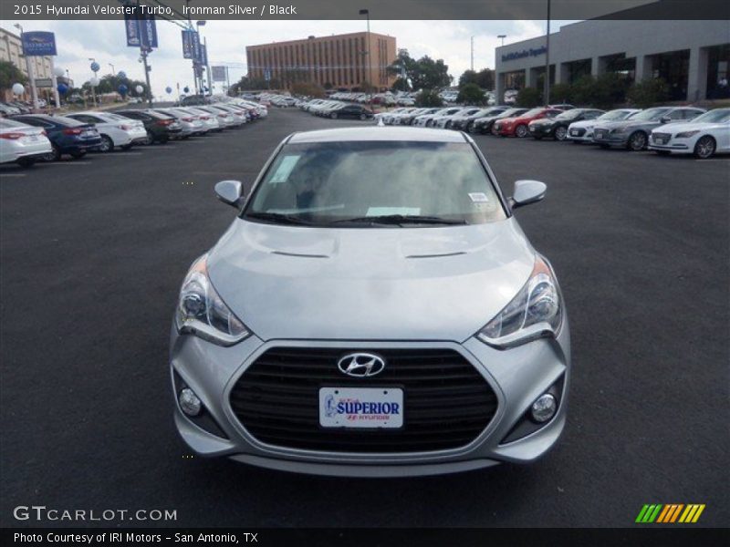 Ironman Silver / Black 2015 Hyundai Veloster Turbo
